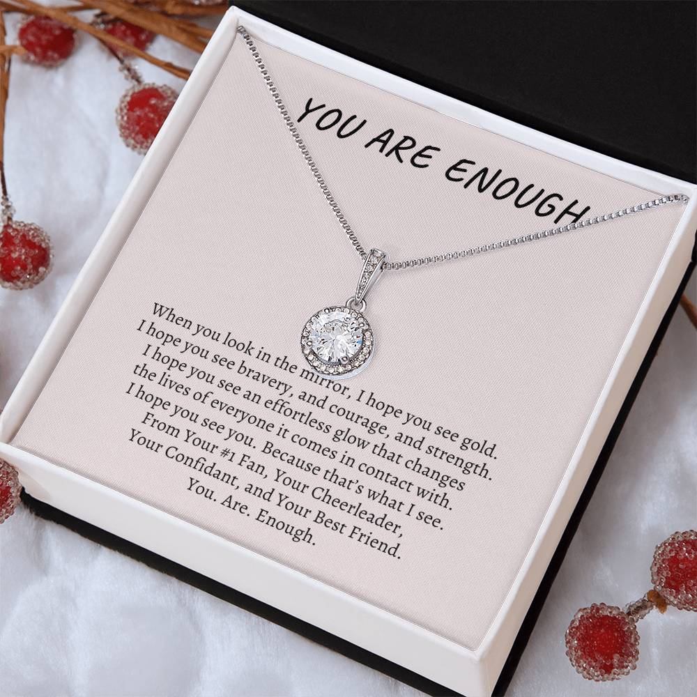You Are Enough Pendant Necklace