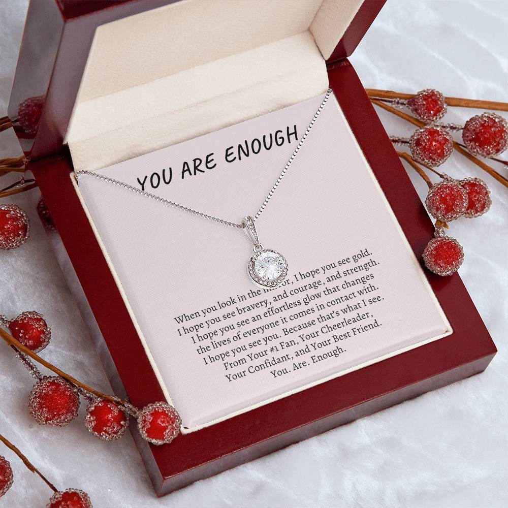 You Are Enough Pendant Necklace