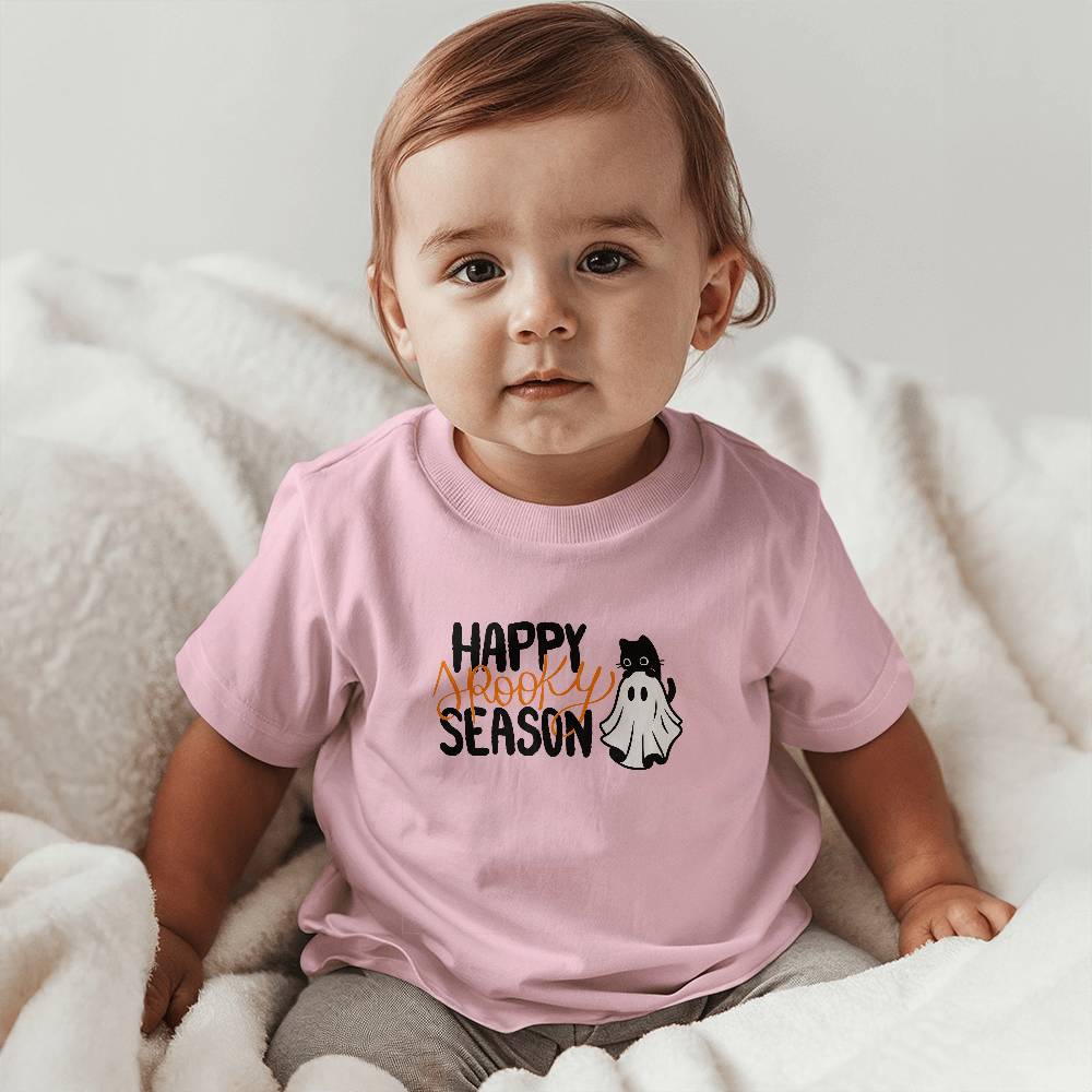 Happy Spooky Season Halloween Tee for Baby
