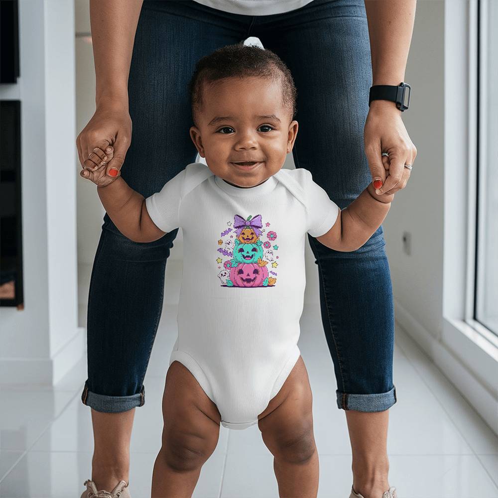 Pumpkin Stack - Halloween Onesie