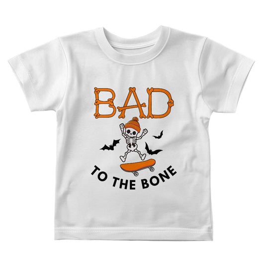 Bad to the Bone Halloween Tee for Baby