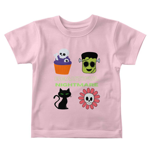 Beautiful Nightmare Baby Jersey Halloween Tee